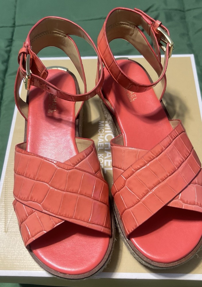 Michael Kors Women's Chunky Heel Platform Sandals