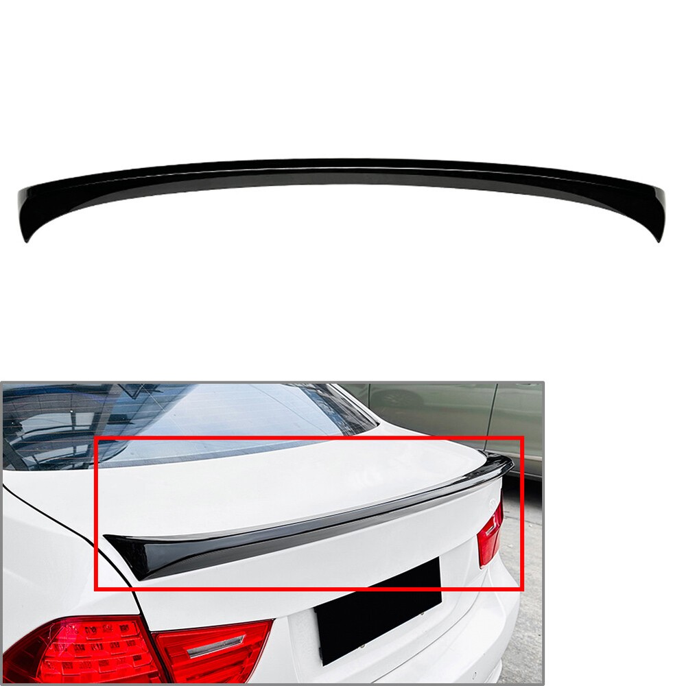 Auto Rear Roof Trunk Spoiler Lip Gloss Black For BMW 3 Series E90 Sedan 2005-12
