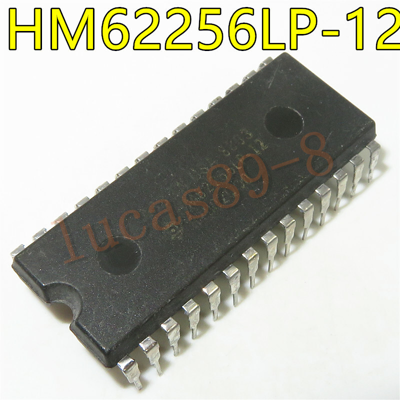 10PCS HM62256LP-12 Encapsulation:DIP-28,x8 SRAM