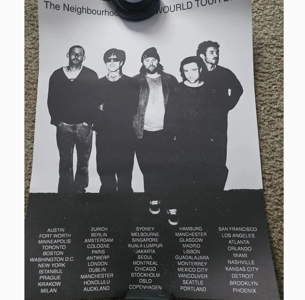 The Neighbourhood Wourld Tour 2026 Poster