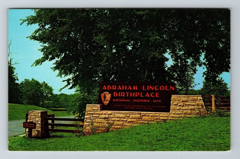 KY-Kentucky, Abraham Lincoln Birthplace, National Site, Vintage Postcard