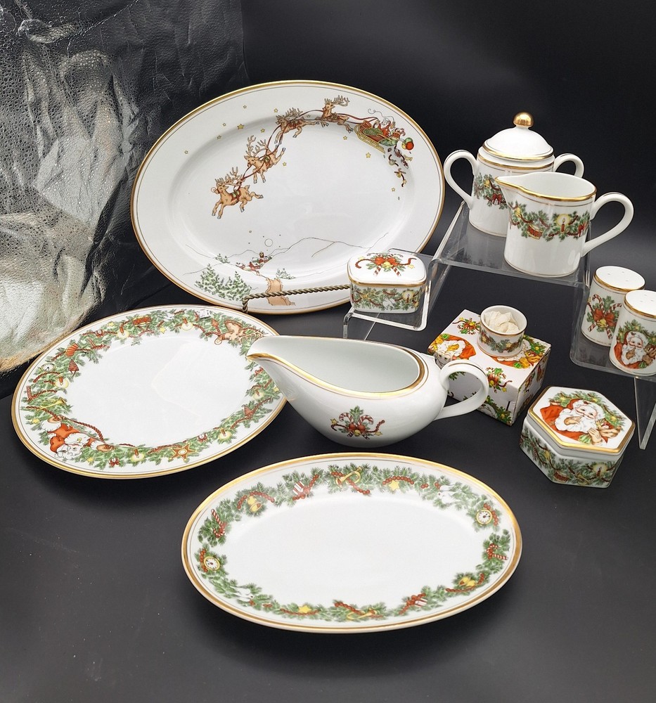 Fitz & Floyd St Nicholas Signed Robert Floyd Japan, You Choose Pieces