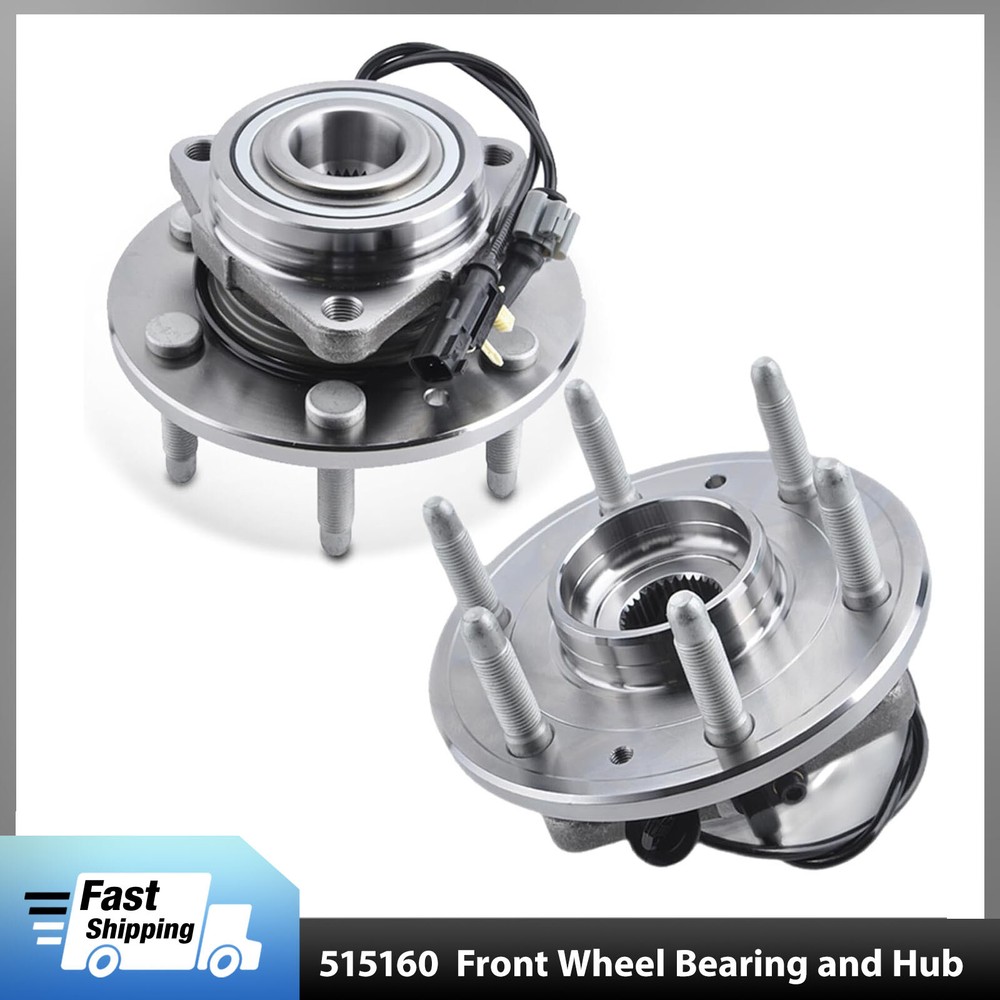 4WD Front Wheel Bearings Hubs for CHEVROLET Silverado GMC Sierra 1500 2014-2020