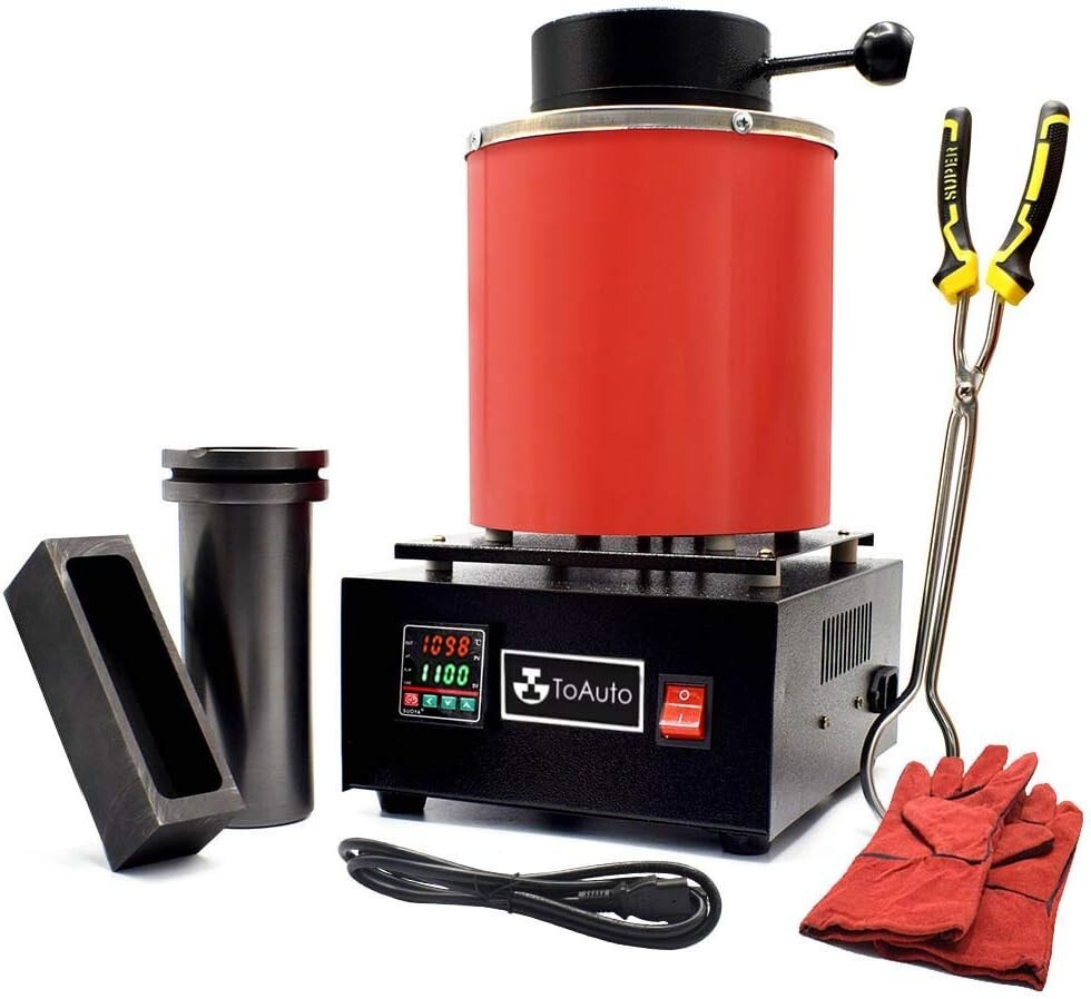 3KG Professional Melting Furnace - 2000°F Quick Melt for Gold, Silver & More