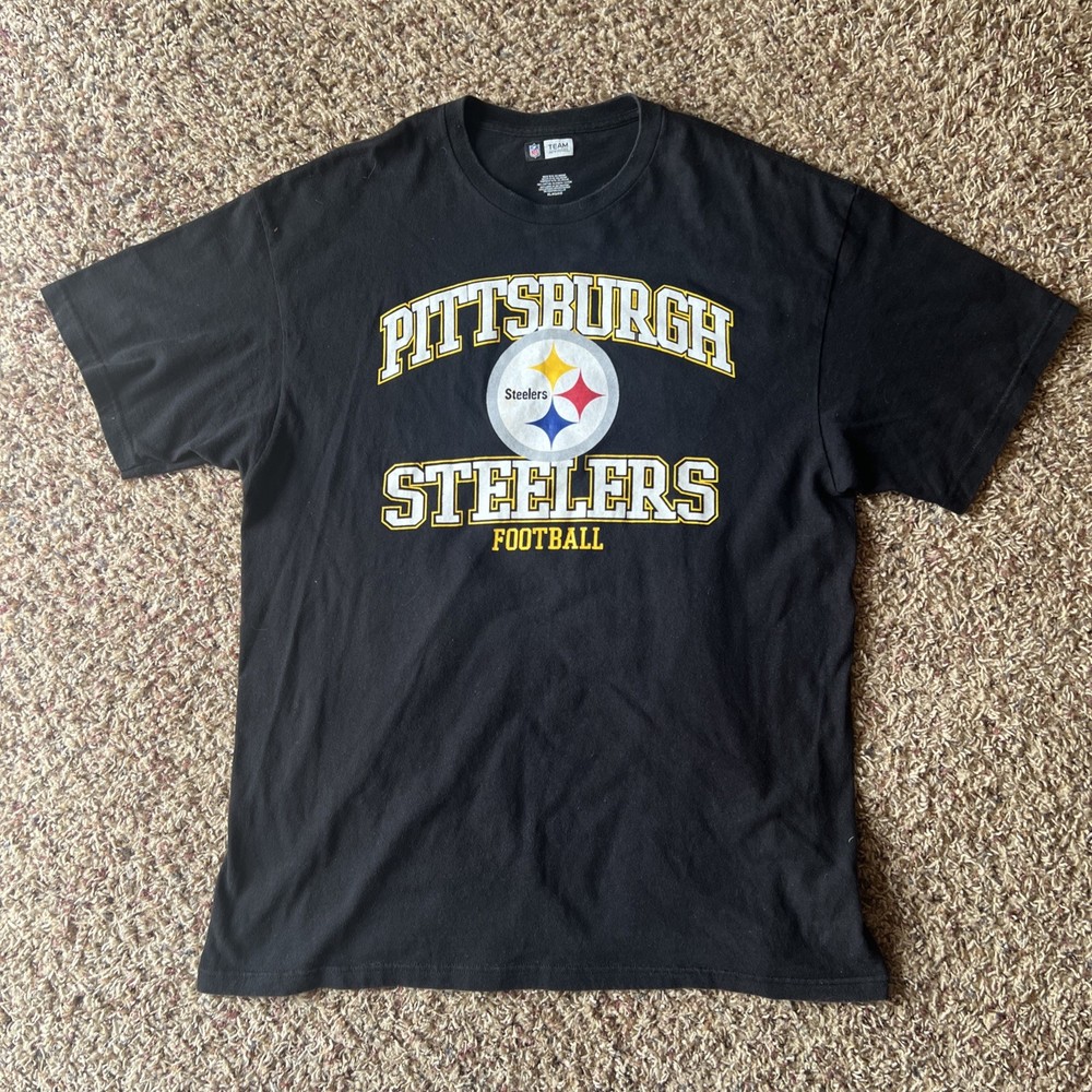 Pittsburgh Steelers Shirt Black NFL Team Apparel Men's size XL
