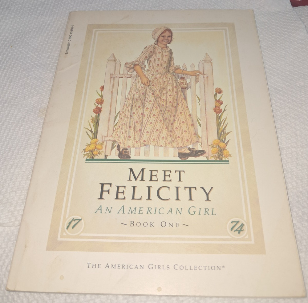 An American Girl Meet Felicity Book One Scholastic 9th print 1990s Children's