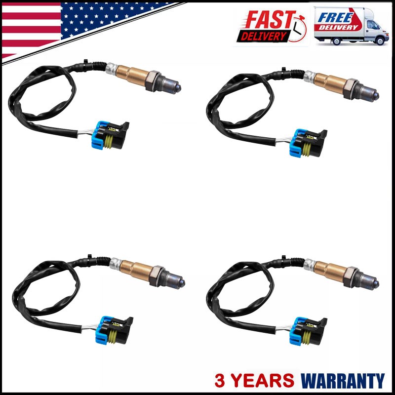 4PCS OEM Upstream & Downstream Oxygen O2 Sensor For Chevy GMC Buick V6 3.0L 3.6L