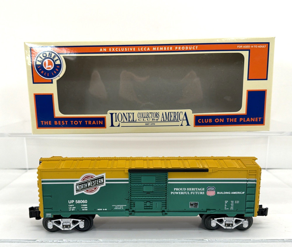 Lionel 6-58060 2018 LCCA Chicago & Northwestern Boxcar O Used Club #58060