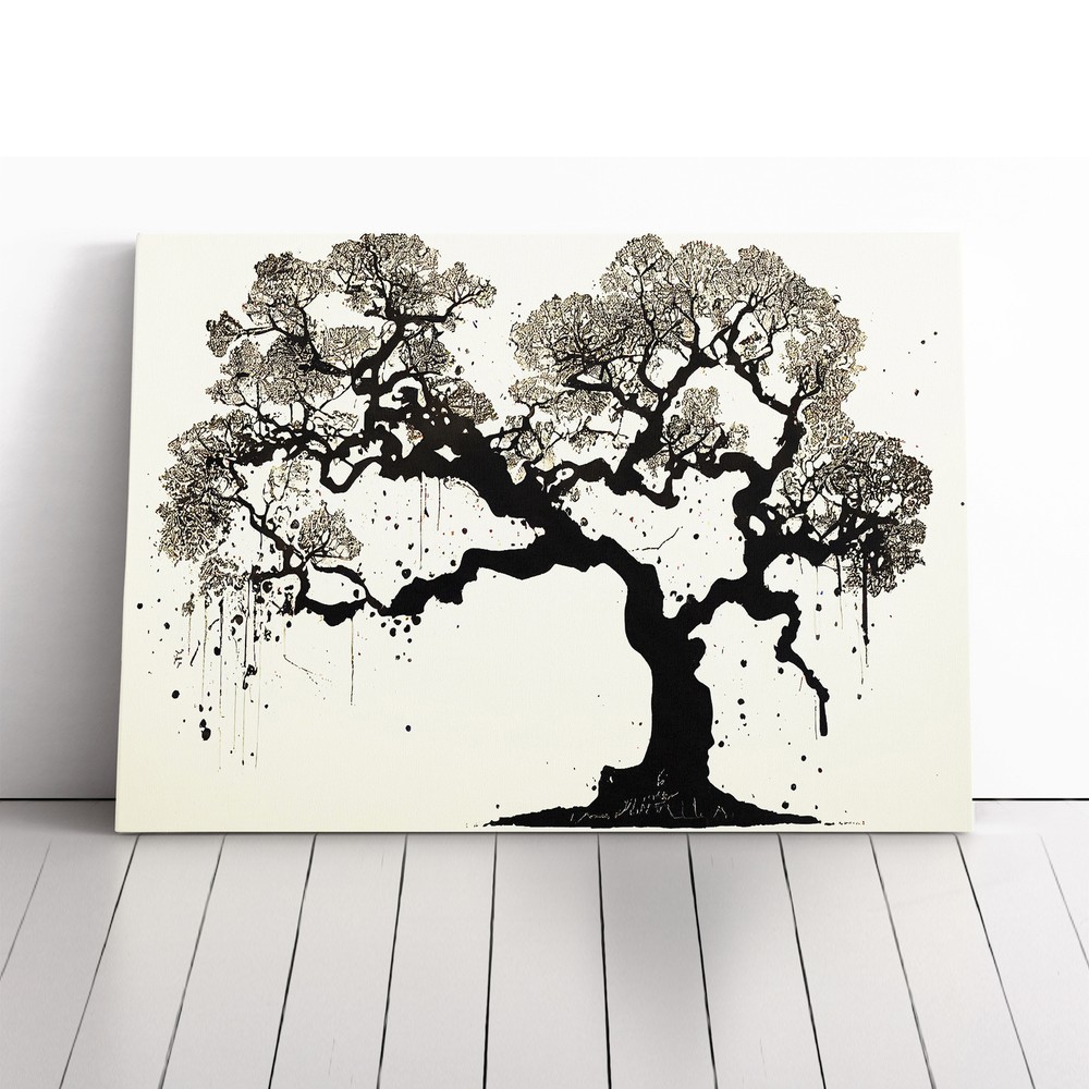 Excellent Oak Tree Canvas Wall Art Print Framed Picture Home Decor Living Room