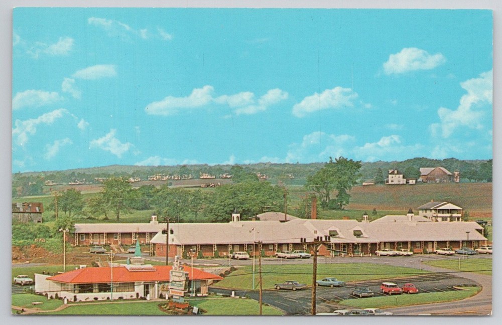 Nittany Manor Motel State College PA Postcard Vintage Chrome Unposted