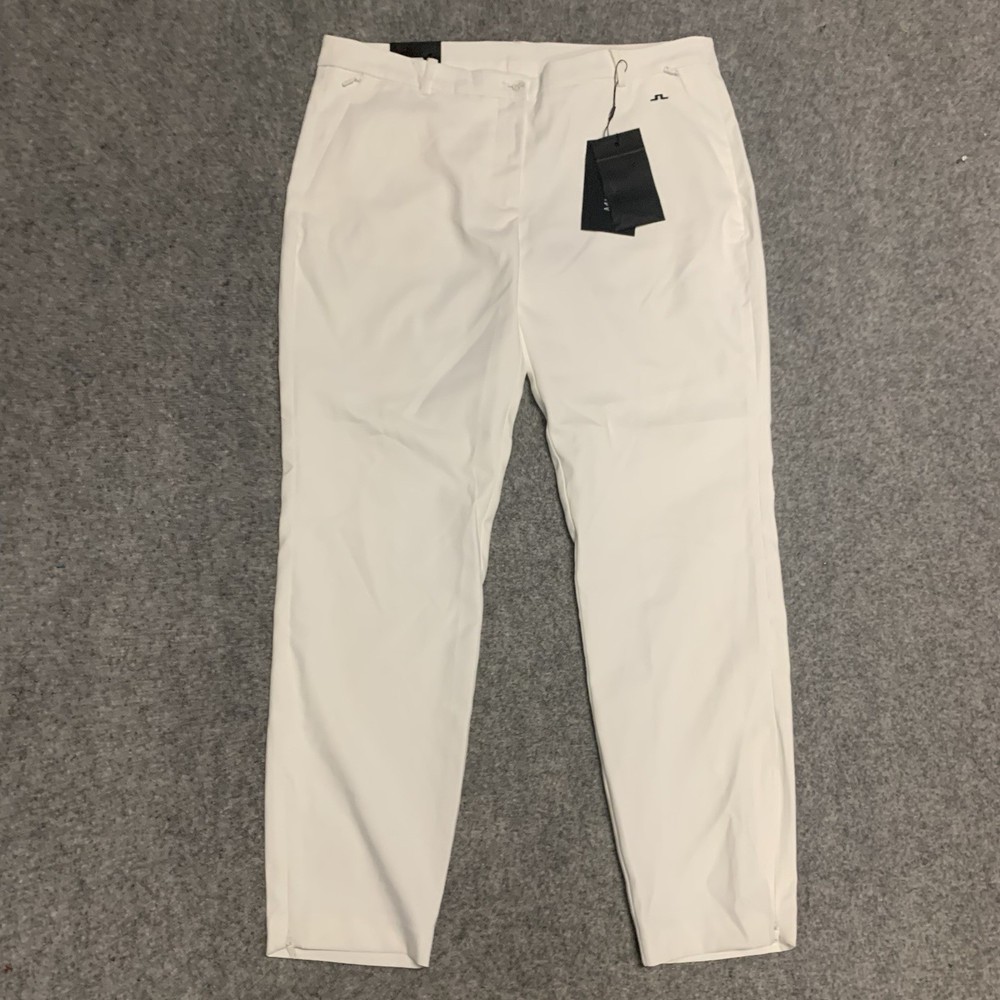 J. Lindeberg NWT Women's Pia Golf Pants / Casual Pants White Size 32