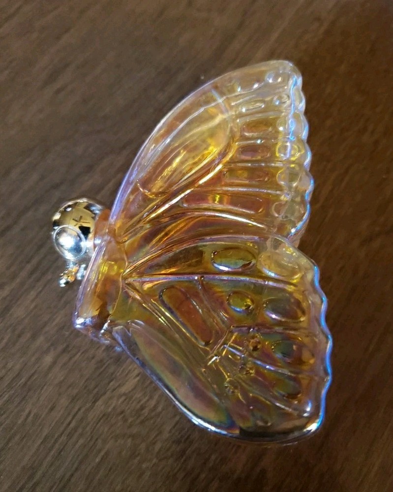 Vintage Avon Opalescent Butterfly Field Flowers Cologne 1.5 fl oz