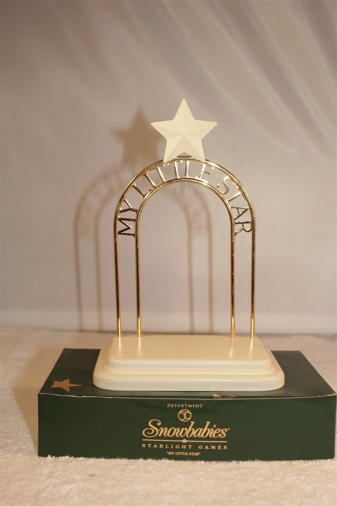 2001 Department 56 Snowbabies Starlight Games My Little Star Figurine
