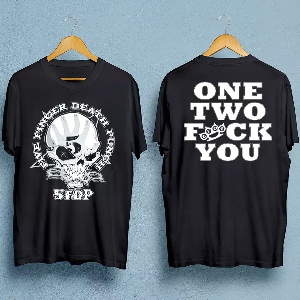 Rare Five Finger Death Punch BAND One Two Fxkk You Cotton  S-5XL Tee B07.222