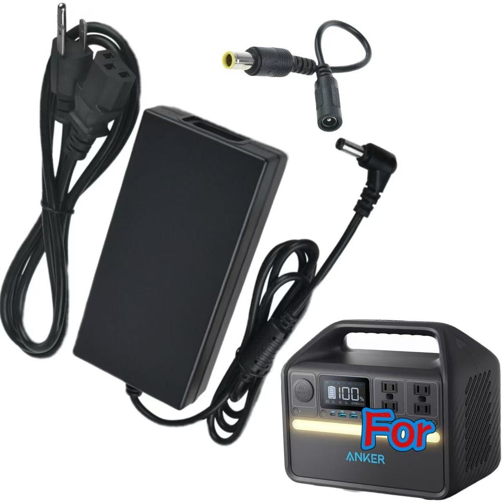 Anker 535 Portable Power Station 512Wh Solar Generator AC Charger Adapter