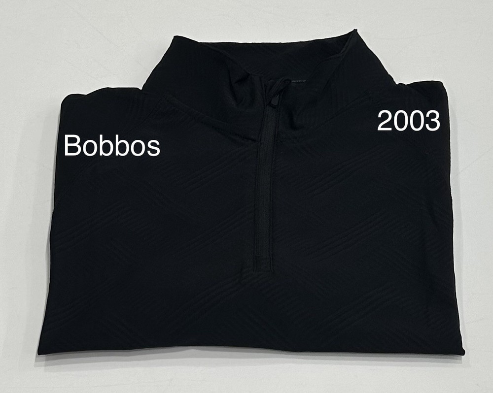Gerry Men's Active Quarter Zip Regular Fit Top, Black, Size M