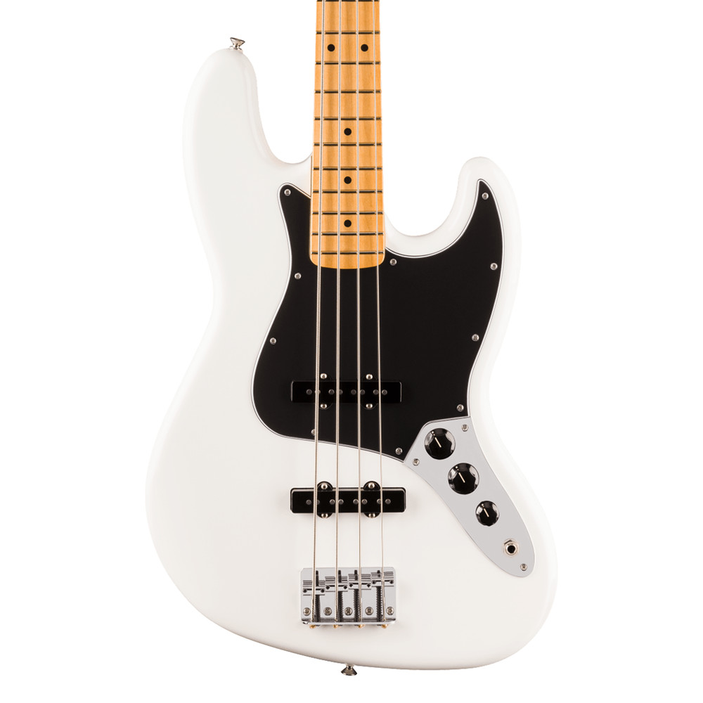 Used Fender Player II Jazz Bass - Polar White w/Maple FB