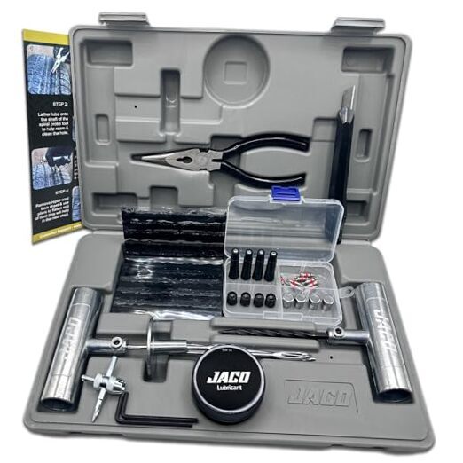 JACO TRX-50 Heavy Duty Tire Repair Kit | Universal Tire Plug Kit