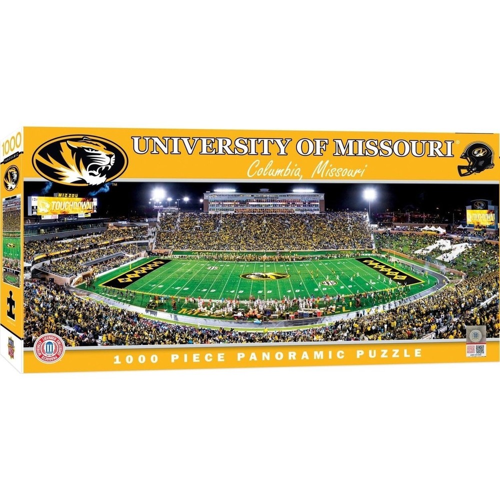 Masterpieces Missouri Tigers 1000 Piece Panoramic Jigsaw Puzzle 13X39 Recycled