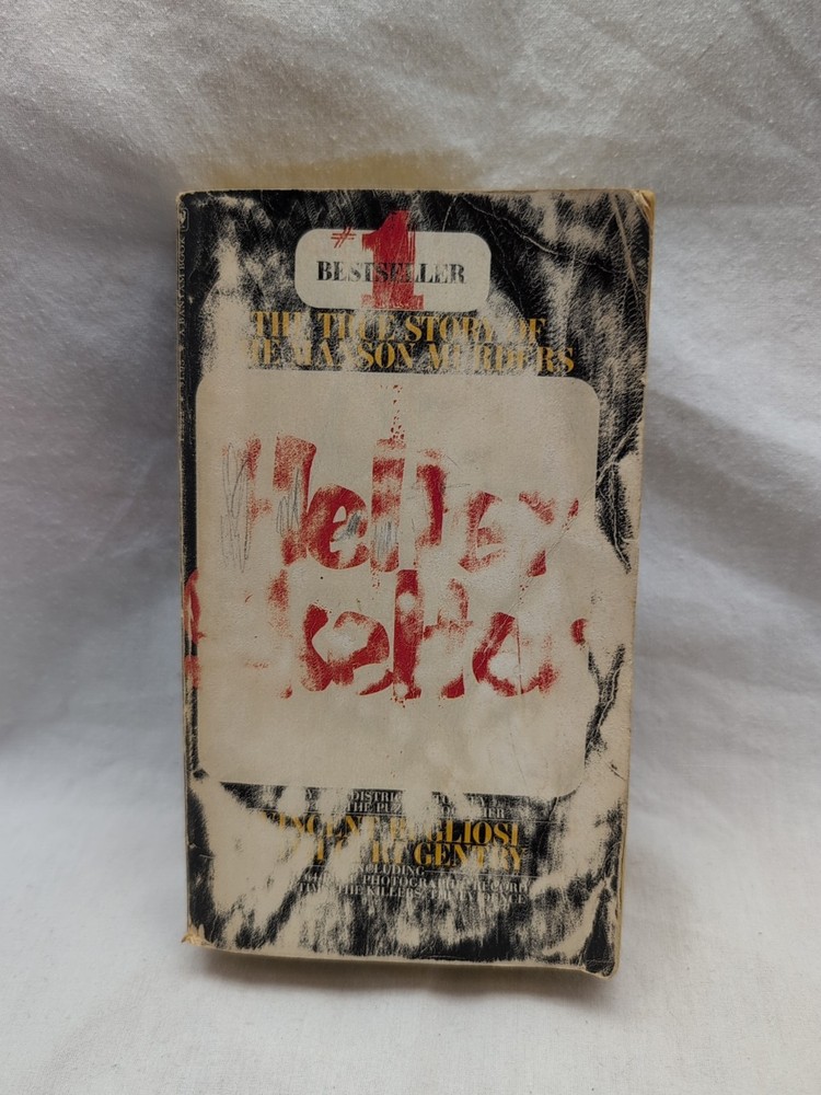 Helter Skelter Book Vincent Bugliosi Paperback 1975 Charles Manson 19th Printing
