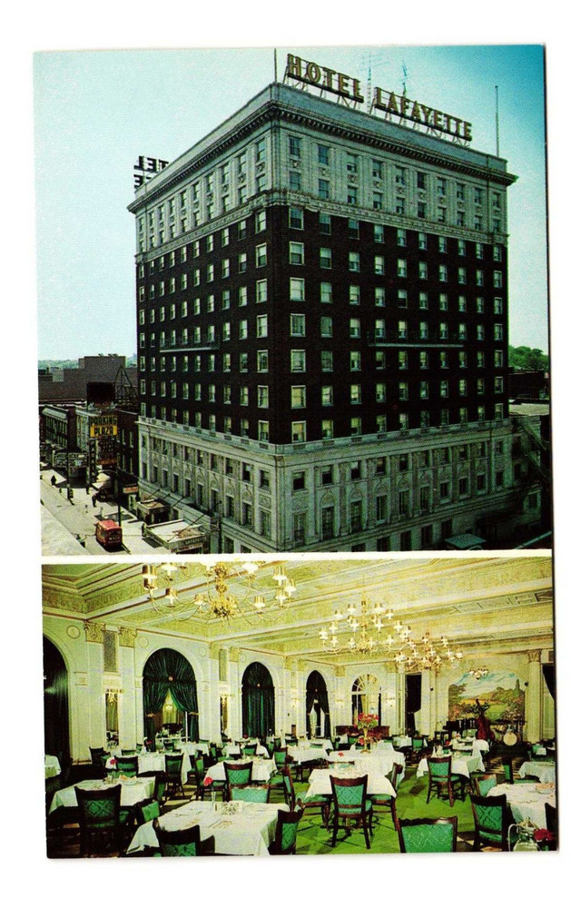 The Lafayette Lexington KY vintage postcard unposted
