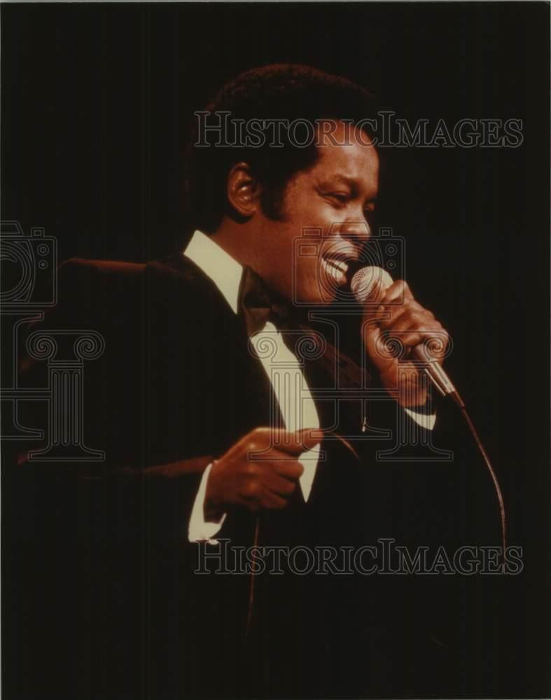 Press Photo Singer Lou Rawls - sax06303