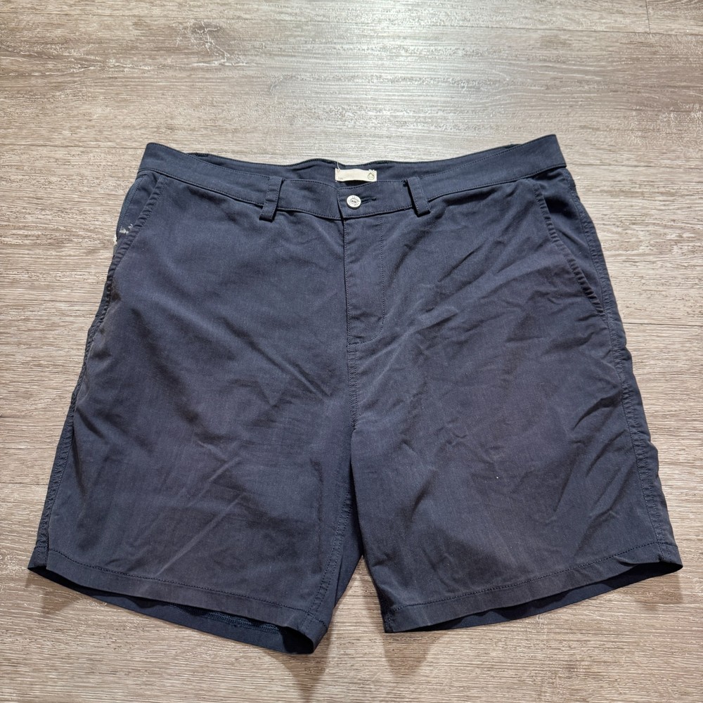 Tasc Performance Shorts Mens 35 Blue Bamboo Golf Tailored Fit Athletic 7
