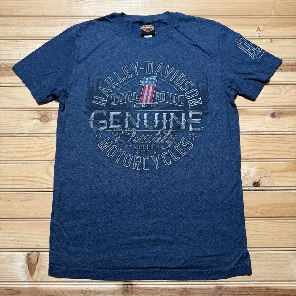 Harley-Davidson Y2K Motorcycles Frazier's Buford Georgia  Biker T-Shirt - Small