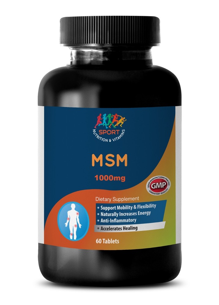 MSM 1000mg for Joint and Cartilage Health Support 1 Bottle