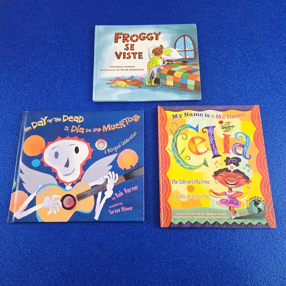 3PC KIDS BOOK SALE! SPANISH/ESPANOL CHILDREN'S BOOK SET HARDCOVER FREE SHIPPING