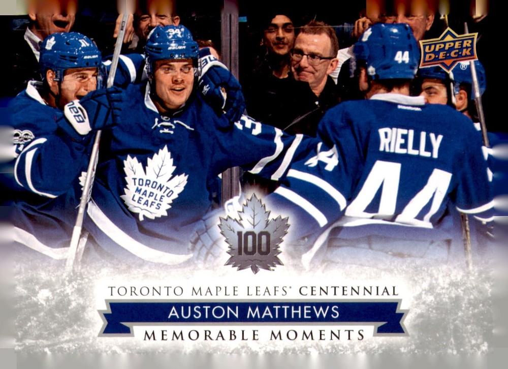 2017 Upper Deck Toronto Maple Leafs Centennial Auston Matthews
