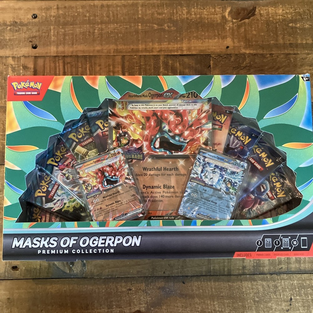 Pokemon TCG Masks of Ogerpon Premium Collection Box Sealed New
