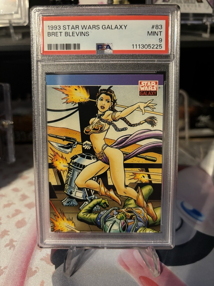 1993 Star Wars Galaxy #83 - Bret Blevins - Leia Organa - PSA 9