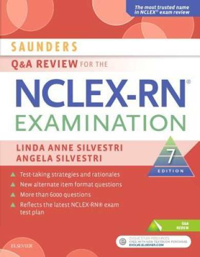 Saunders Q & A Review for the NCLEX-RNÂ® Examination, 7e - Paperback - GOOD