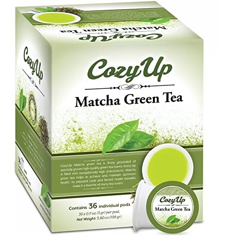 | Matcha Green Tea Pods with Keurig K-Cup Brewers | 36-Count