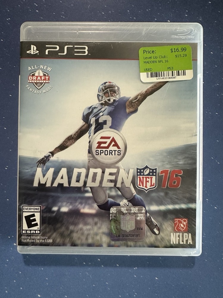 Madden NFL 16 (Sony PlayStation 3, 2015)