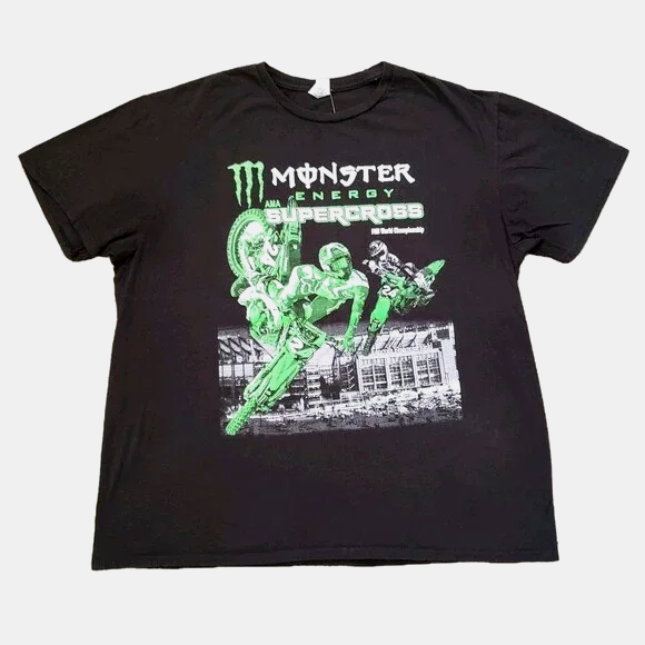 Monster Energy Supercross T-Shirt Supercross Graphic Tee Unisex S-5XL
