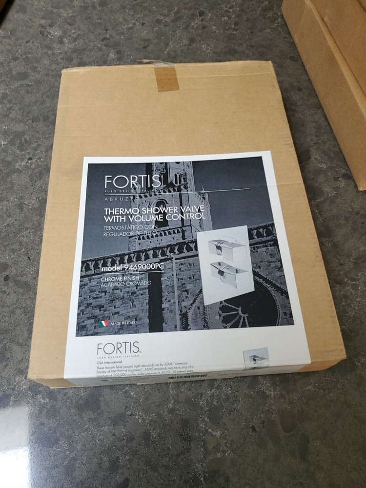 Fortis Abruzzo 2-Function Diverter Thermostatic Valve Trim 9469000PC CHROME-image