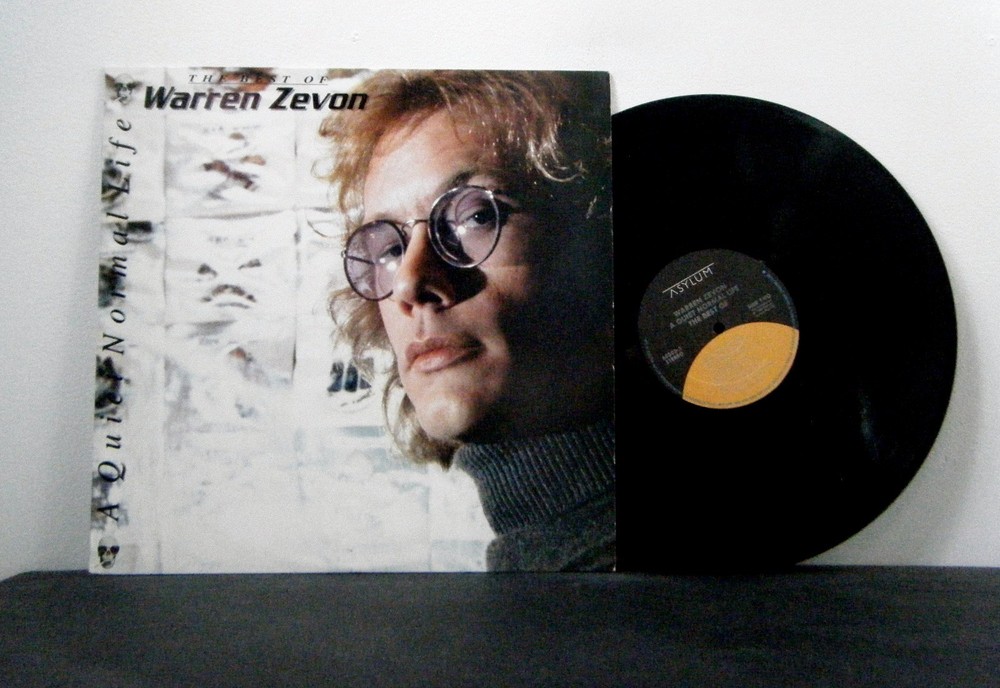 WARREN ZEVON LP The Best of a quiet normal life 1986 Asylum  vinyl
