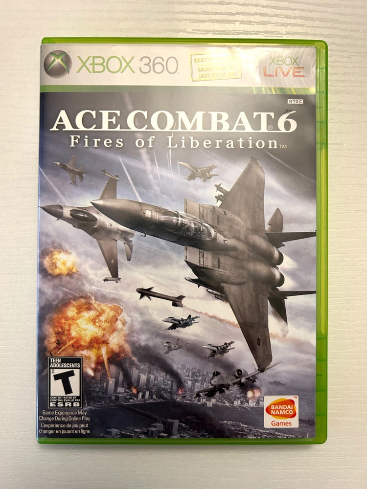 Ace Combat 6: Fires of Liberation (Microsoft Xbox 360) CIB Complete & Tested-image