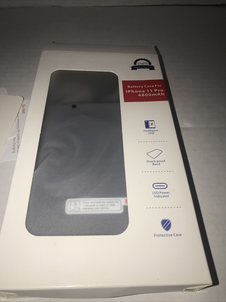 iPhone 11 Pro Battery Case, 4800mAh (BLACK)