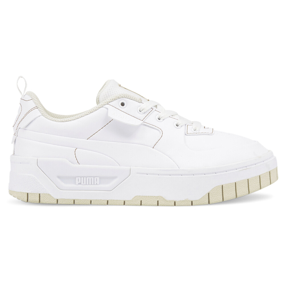 Puma Cali Dream Infuse Womens White Lace-Up Casual Sneakers 38401101
