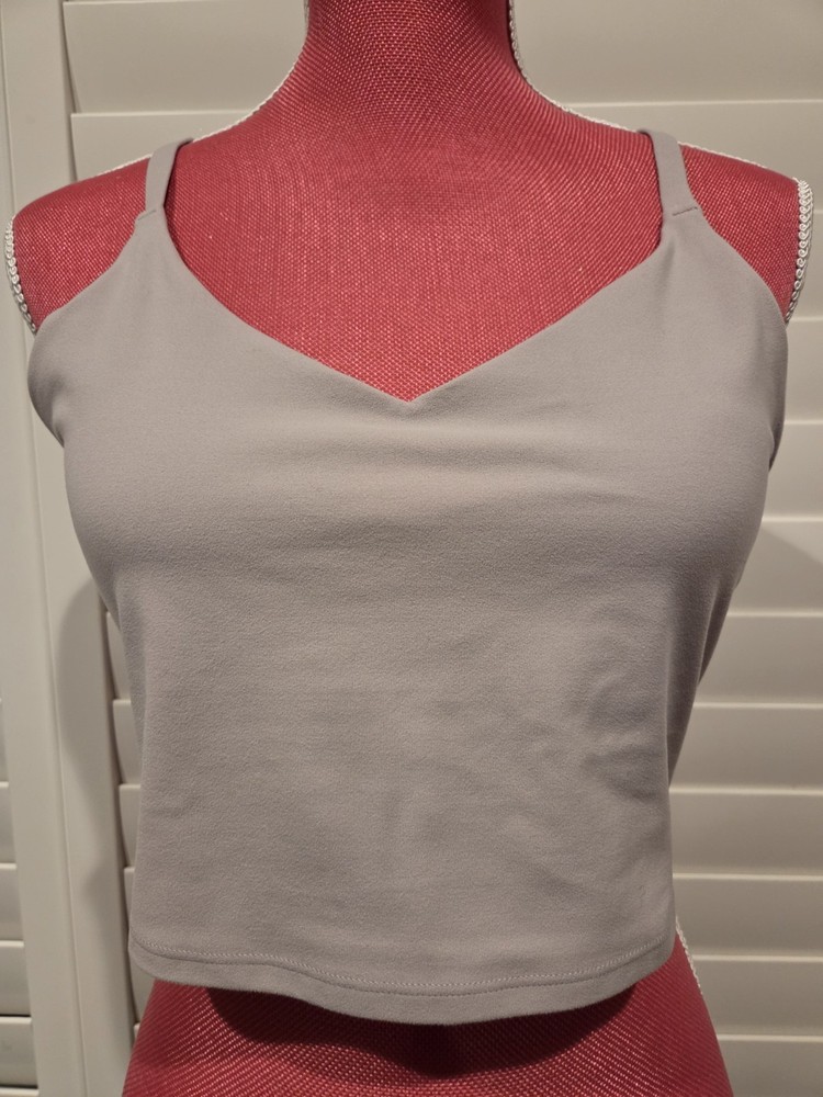 Athleta Top Bra Women’s Size Large Pale Purple Sports Removable Pads Athletic