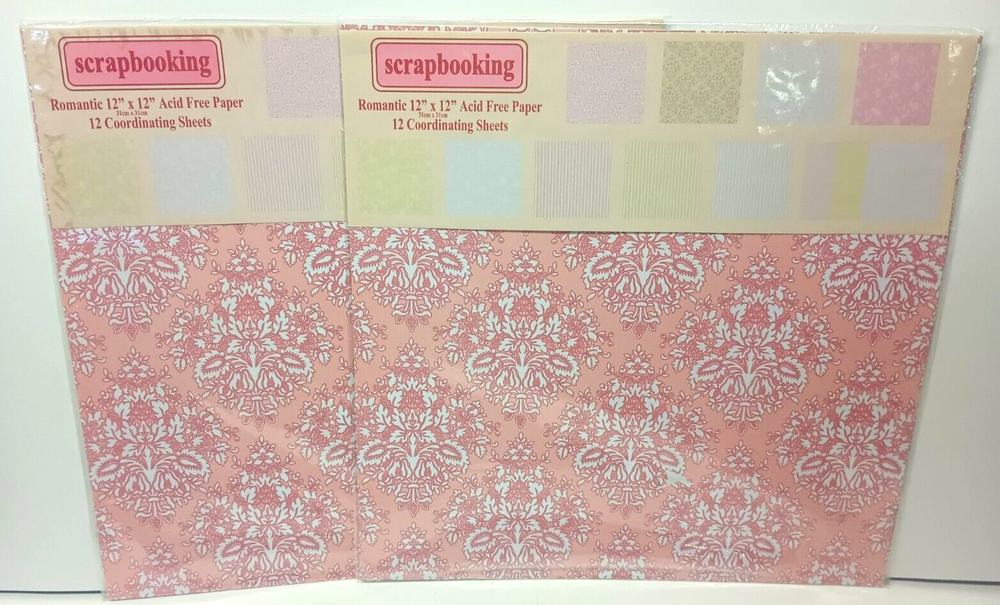 NEW SEALED Scrapbooking Romantic 12