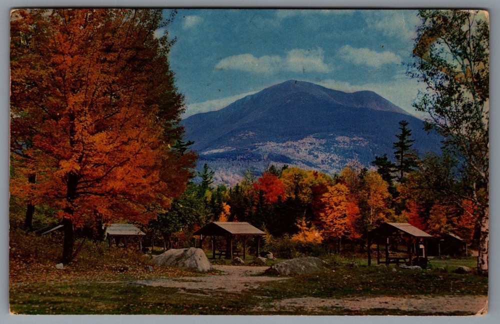 Mt. Katahdin From Katahdin Stream Camp Site Baxter State Park Maine Postcard