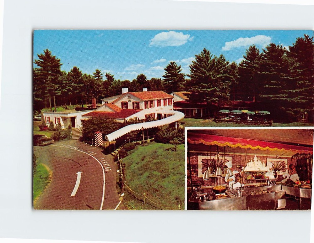 Postcard The Lord Fox Foxboro Massachusetts USA
