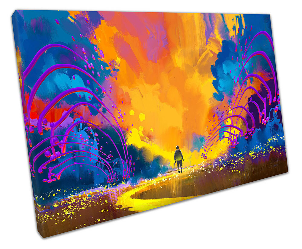 Vibrant Illuminations Canvas Wall Art - Ready to Hang Print