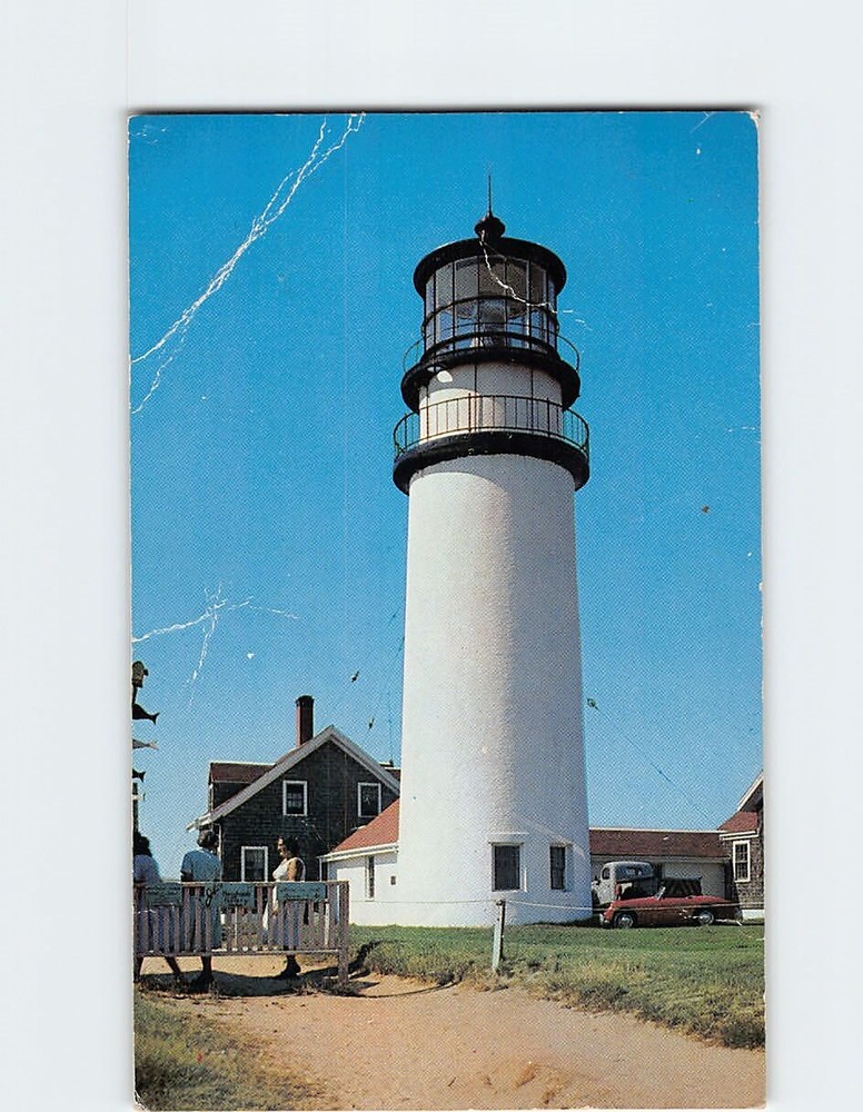 Postcard Highland Light Truro Cape Cod Massachusetts USA