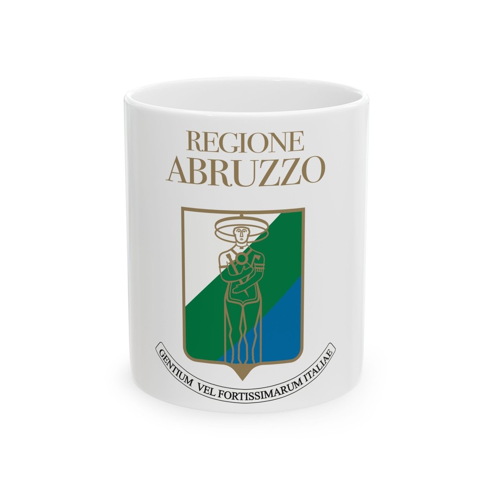 Flag of Abruzzo Variant (Italy) White Coffee Mug-image