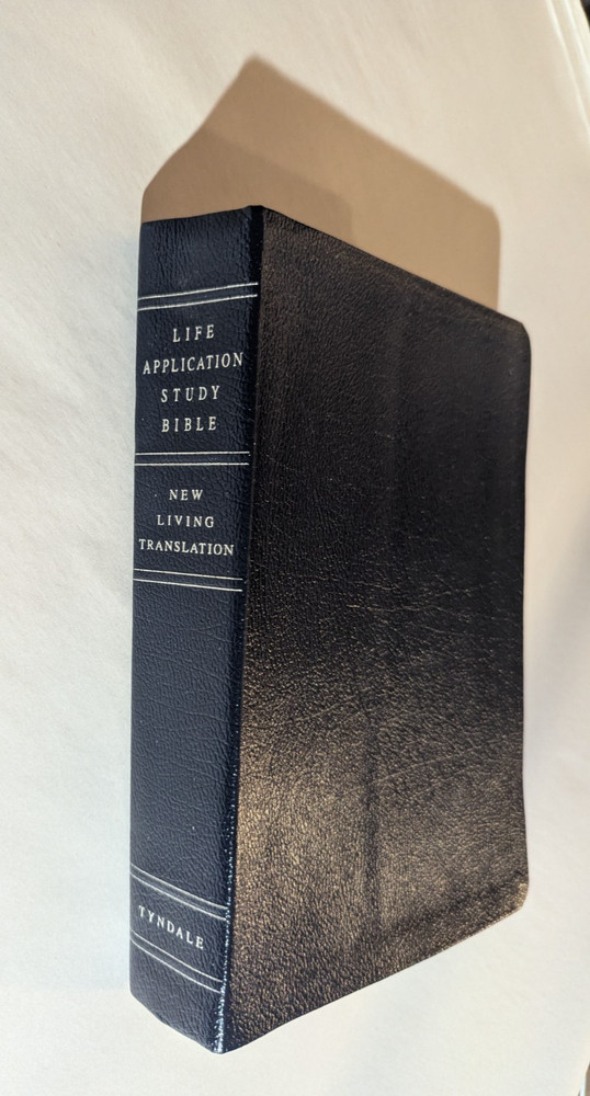 Life Application Study Bible New Living Translation Tyndale 1996 Bonded Leather